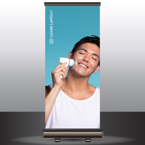 Blue Male Lumispa Banner