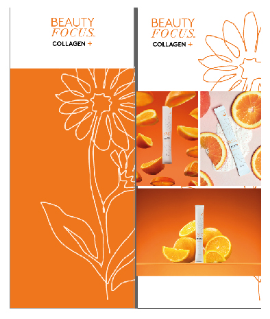 Roll Up Doppelseitig "Beauty Focus" 3+4