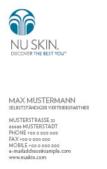 500 Visitenkarten 85x55mm